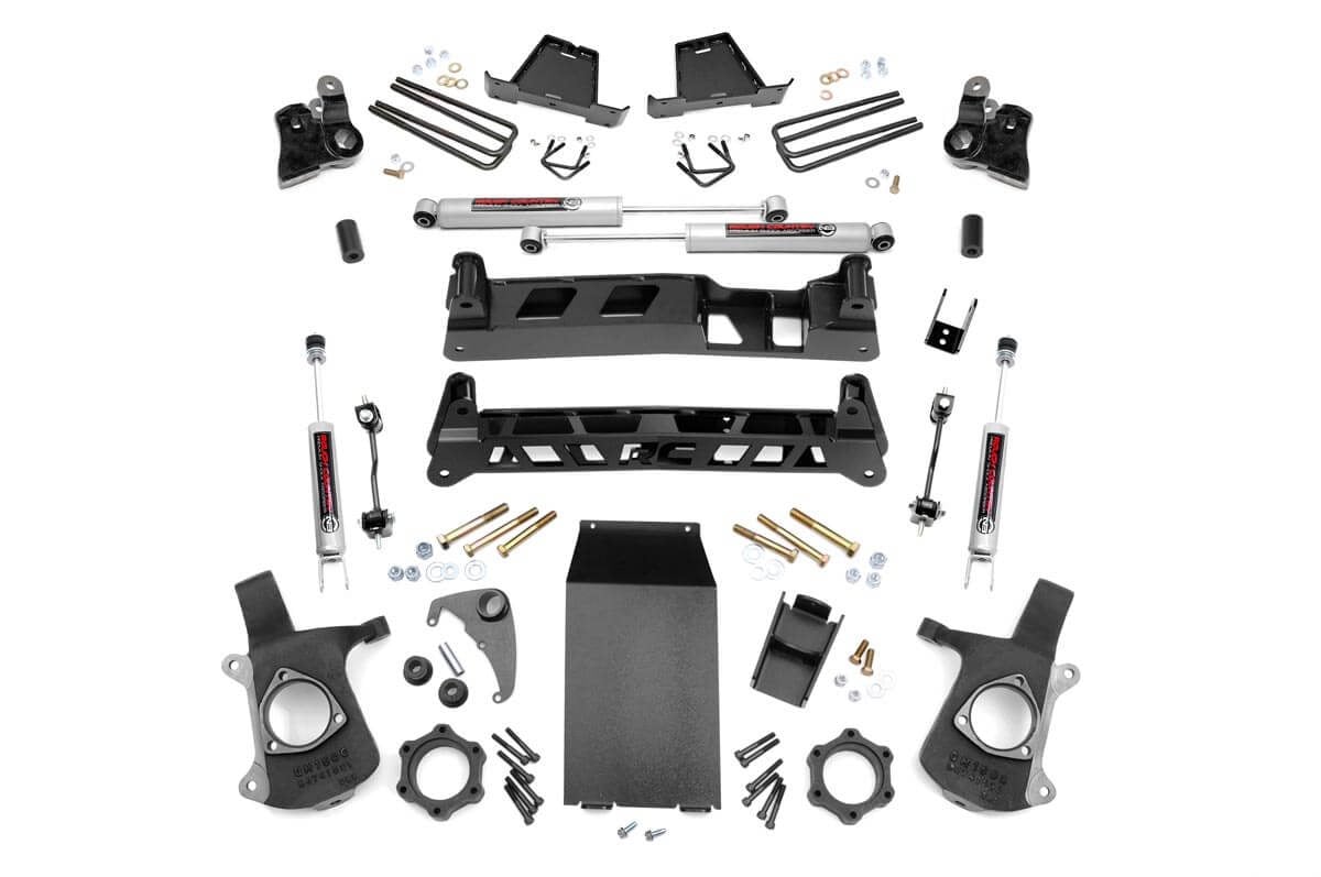 GMC Sierra 1500 Classic Suspension Lift Kit - Rough Country - 6 Inch Lift - 2007